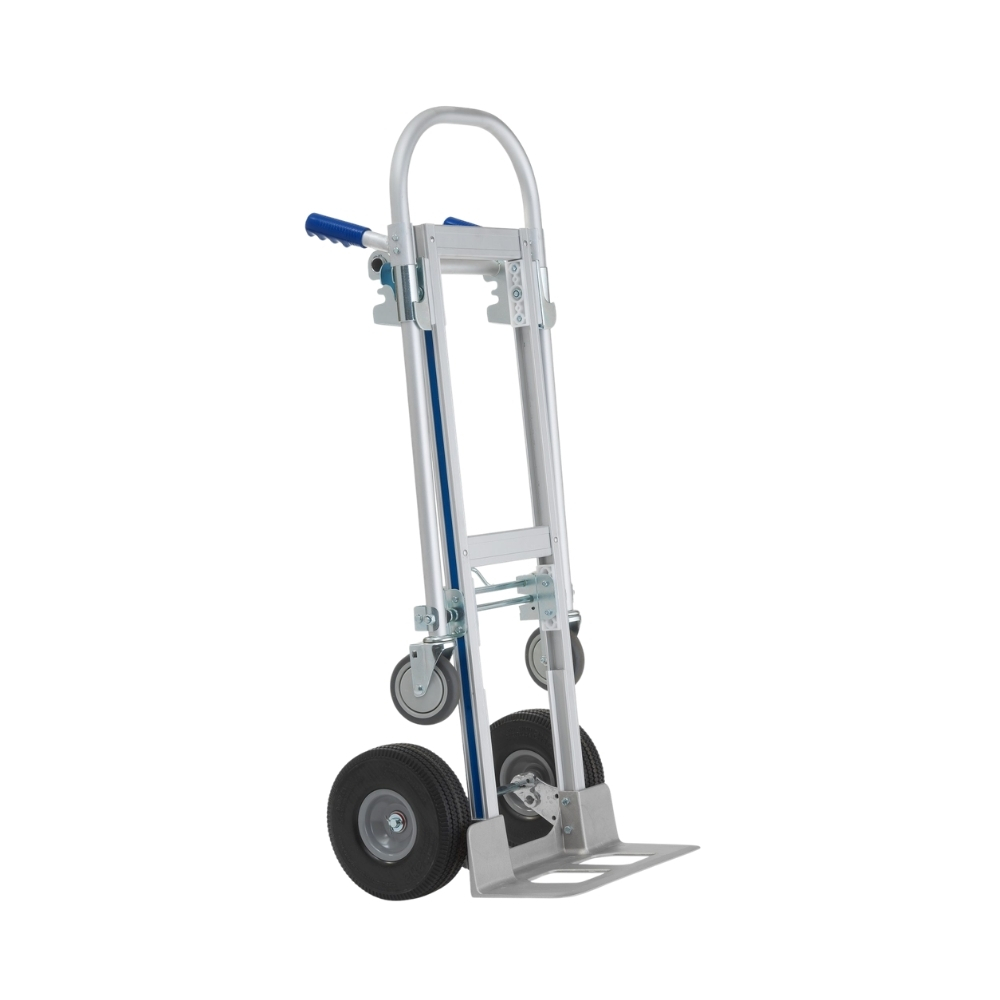 LIFTEK Foldatruk Small Sack Truck - D Nose, Puncture Proof Tyres,